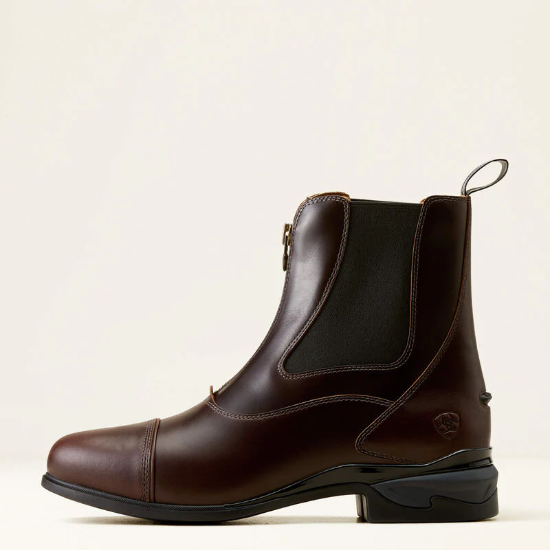 Ariat Men Devon Zip Paddock Waxed Chocolate - Image 7