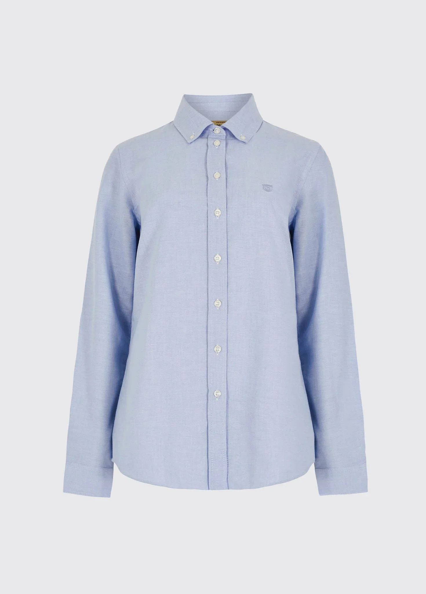 Dubarry Wmn Mimosa Cotton Shirt Pale Blue - Image 4