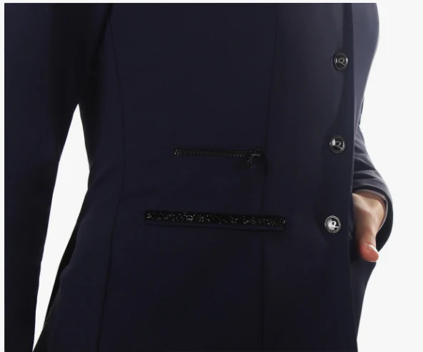 QHP Wmn Juliet Competition Jacket Blue - Image 4