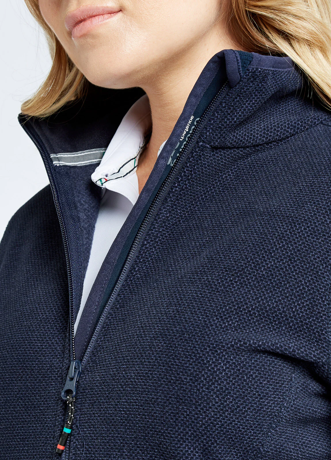 Dubarry Womens Sicily Full Zip Fleece Navy - Image 5