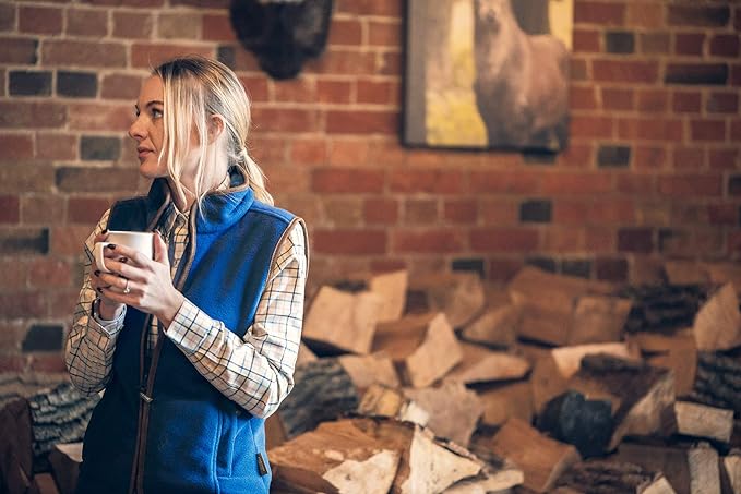 Jack Pyke Ladies Countryman Fleece Gilet Denim - Image 3