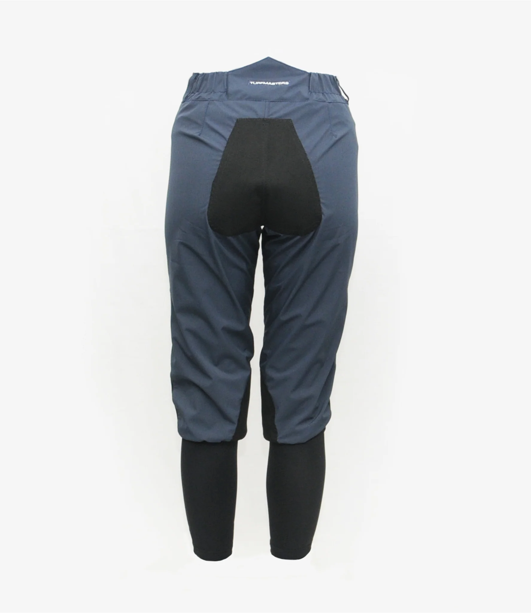 Turfmasters Water Resistant Exercise Breeches - Navy/Black - Image 3