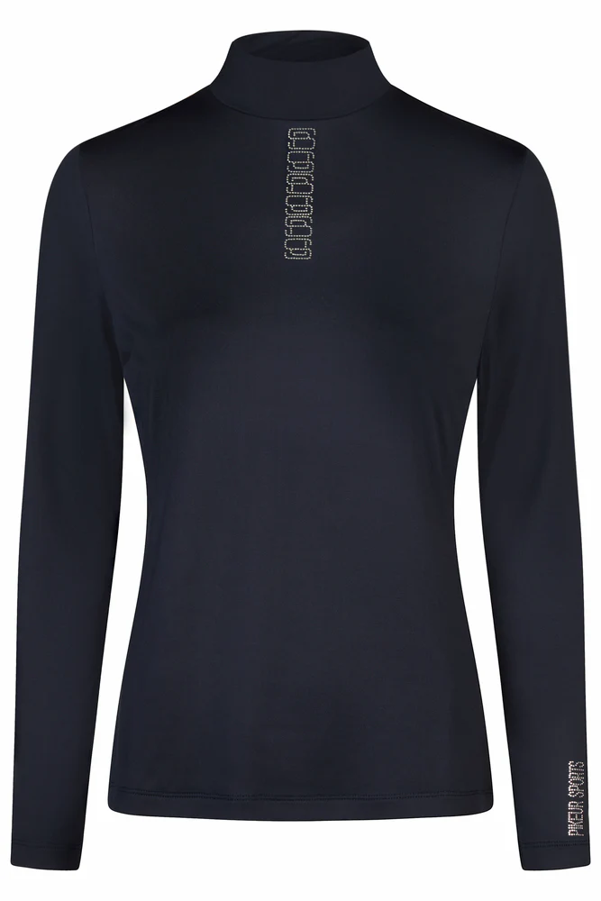 Pikeur Wmn Studs Shirt Nightblue - Image 3