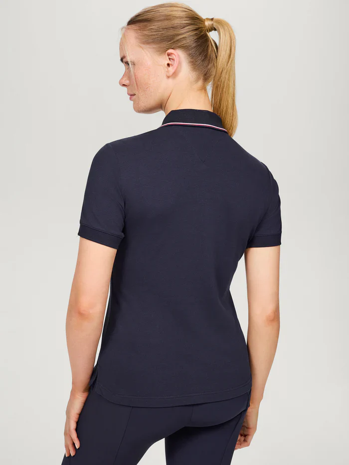TH Wmn Camden Zip Polo Shirt - Image 3