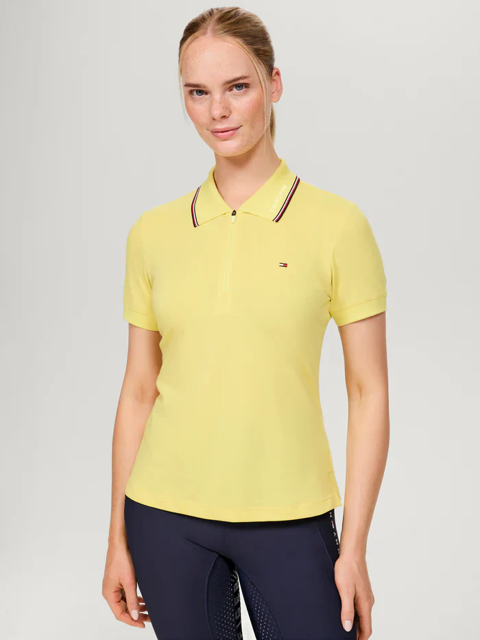 TH Wmn Camden Zip Polo Shirt - Image 6