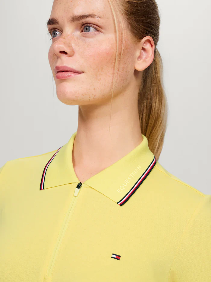 TH Wmn Camden Zip Polo Shirt - Image 8