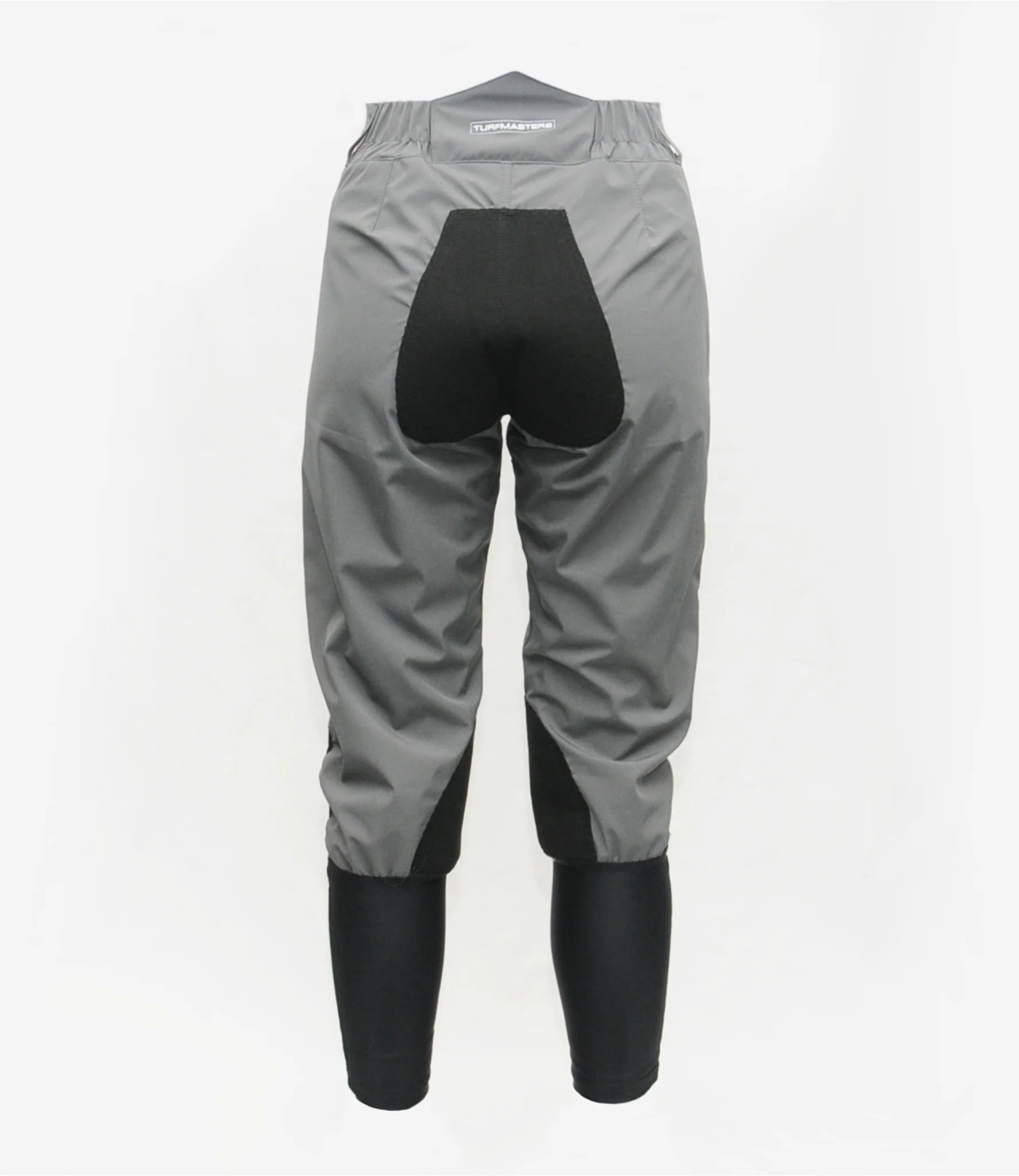 Turfmasters Water Resistant Exercise Breeches Grey/Black - Image 3